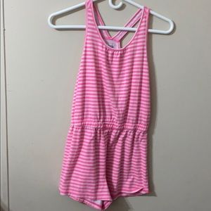 striped romper